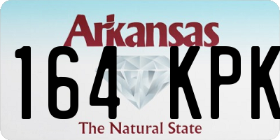 AR license plate 164KPK