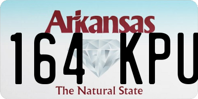 AR license plate 164KPU