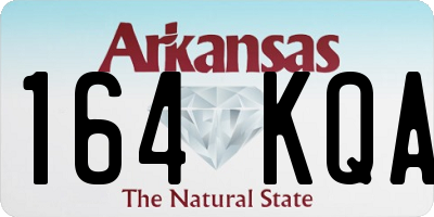 AR license plate 164KQA