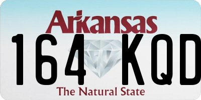 AR license plate 164KQD