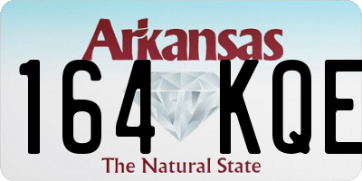 AR license plate 164KQE