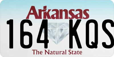 AR license plate 164KQS