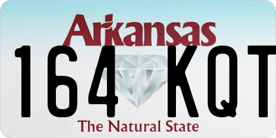 AR license plate 164KQT