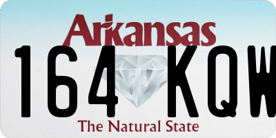 AR license plate 164KQW