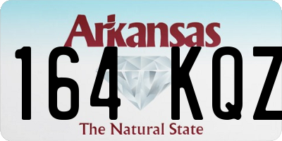 AR license plate 164KQZ