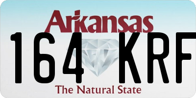 AR license plate 164KRF