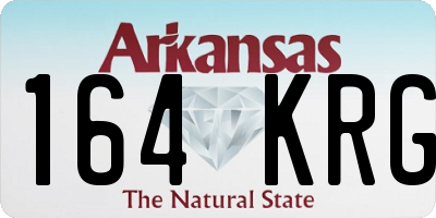 AR license plate 164KRG