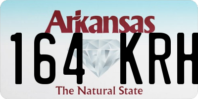 AR license plate 164KRH