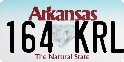 AR license plate 164KRL