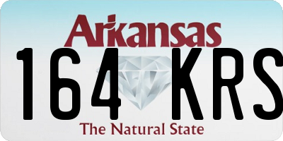 AR license plate 164KRS