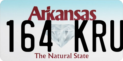 AR license plate 164KRU