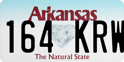 AR license plate 164KRW