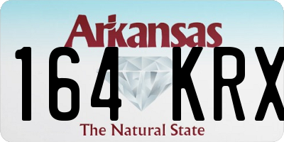 AR license plate 164KRX