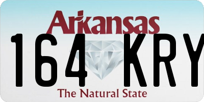 AR license plate 164KRY