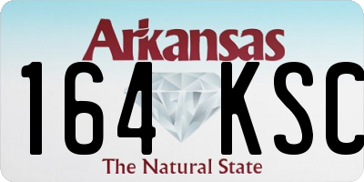 AR license plate 164KSC