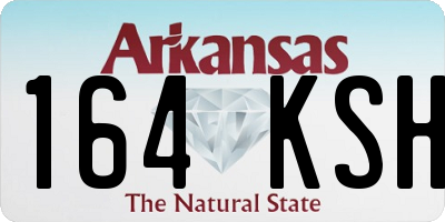 AR license plate 164KSH