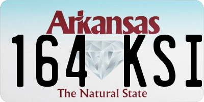 AR license plate 164KSI