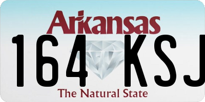AR license plate 164KSJ