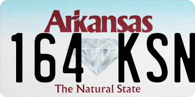 AR license plate 164KSN