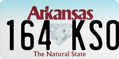 AR license plate 164KSO
