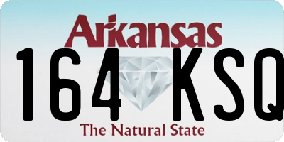 AR license plate 164KSQ