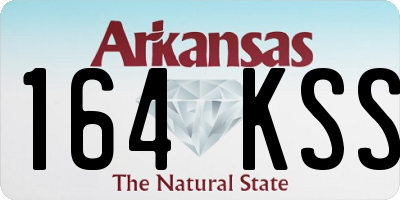 AR license plate 164KSS