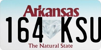 AR license plate 164KSU