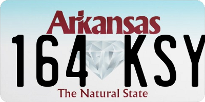 AR license plate 164KSY