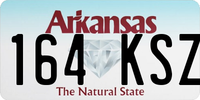 AR license plate 164KSZ