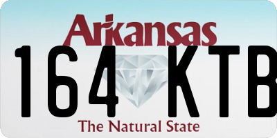 AR license plate 164KTB