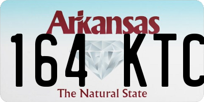 AR license plate 164KTC