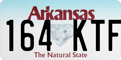 AR license plate 164KTF