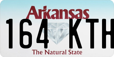AR license plate 164KTH