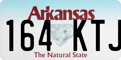 AR license plate 164KTJ