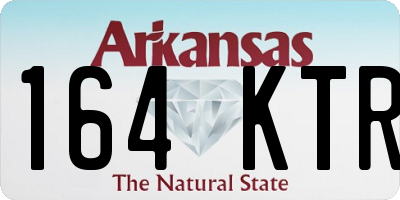 AR license plate 164KTR
