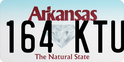 AR license plate 164KTU