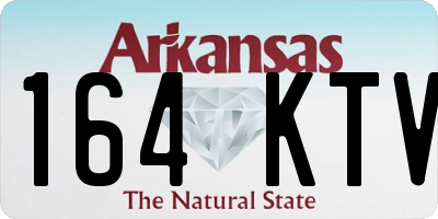 AR license plate 164KTV