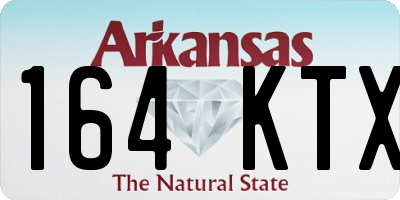 AR license plate 164KTX