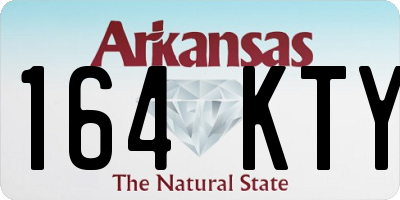 AR license plate 164KTY