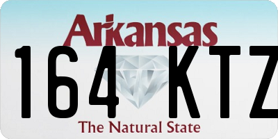 AR license plate 164KTZ