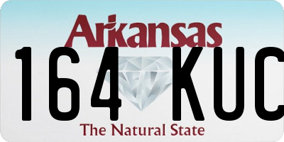 AR license plate 164KUC