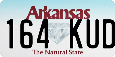 AR license plate 164KUD