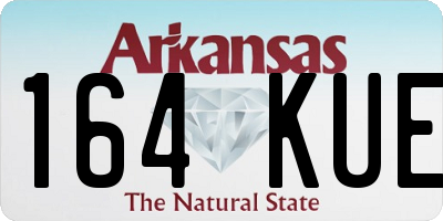 AR license plate 164KUE