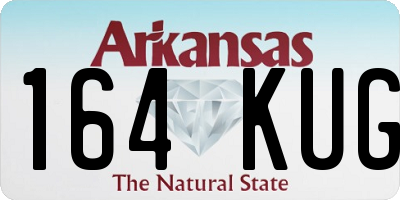 AR license plate 164KUG