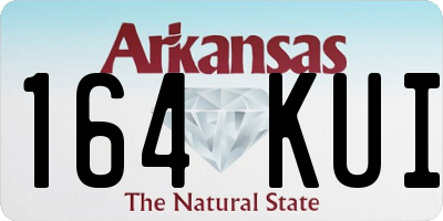 AR license plate 164KUI