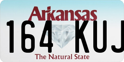 AR license plate 164KUJ