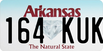 AR license plate 164KUK