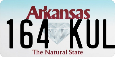 AR license plate 164KUL