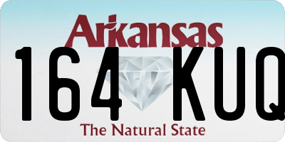 AR license plate 164KUQ