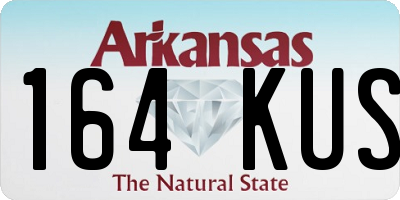 AR license plate 164KUS